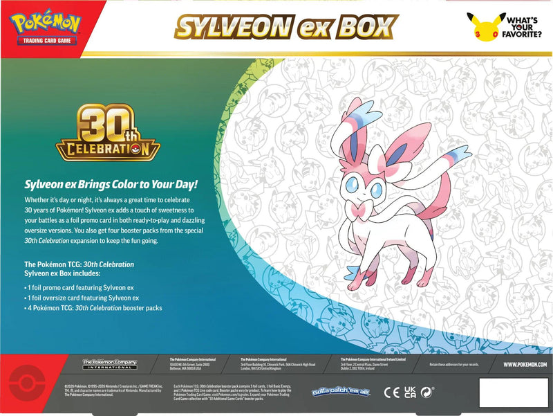 30th Celebration Sylveon ex Box