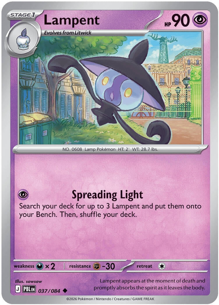 Image for Lampent (037/084) (ME05: Pitch Black) (ME05) - Pokemon