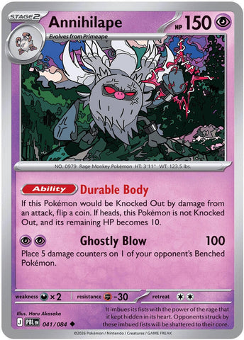 Image for Annihilape (041/084) (ME05: Pitch Black) (ME05) - Pokemon