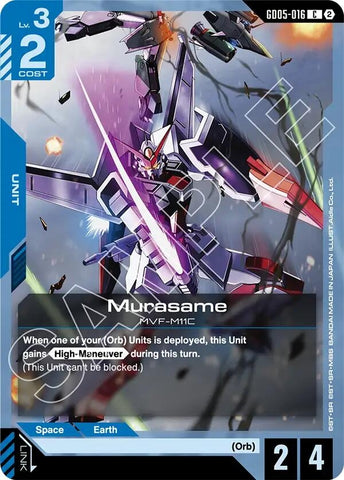 Image for Murasame (GD05-016) (Freedom Ascension) (GD05) - Gundam Card Game