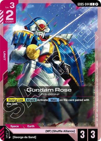 Image for Gundam Rose (GD05-044) (Freedom Ascension) (GD05) - Gundam Card Game