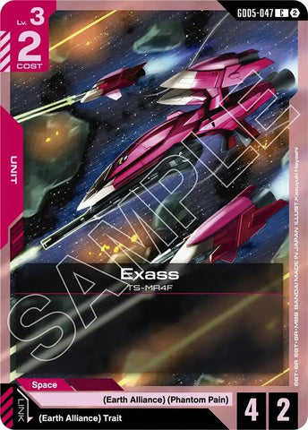 Image for Exass (GD05-047) (Freedom Ascension) (GD05) - Gundam Card Game