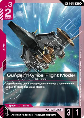 Image for Gundam Kyrios (Flight Mode) (GD05-048) (Freedom Ascension) (GD05) - Gundam Card Game