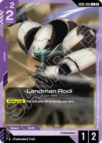 Image for Landman Rodi (GD05-065) (Freedom Ascension) (GD05) - Gundam Card Game