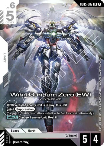 Image for Wing Gundam Zero (EW) (GD05-067) (Freedom Ascension) (GD05) - Gundam Card Game