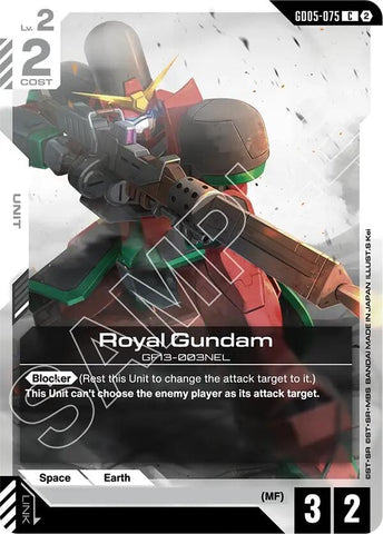 Image for Royal Gundam (GD05-075) (Freedom Ascension) (GD05) - Gundam Card Game