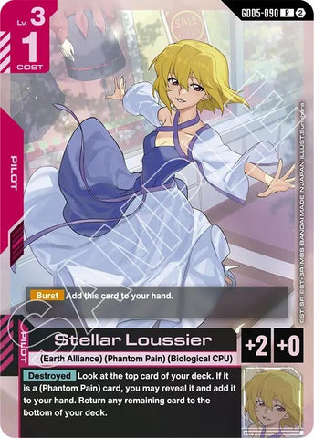 Image for Stellar Loussier (GD05-090) (Freedom Ascension) (GD05) - Gundam Card Game