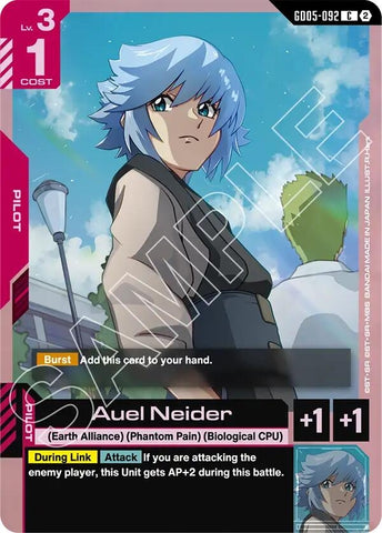 Image for Auel Neider (GD05-092) (Freedom Ascension) (GD05) - Gundam Card Game