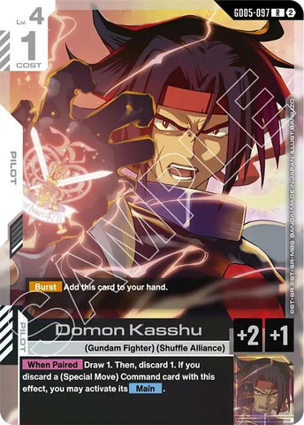 Image for Domon Kasshu (GD05-097) (Freedom Ascension) (GD05) - Gundam Card Game
