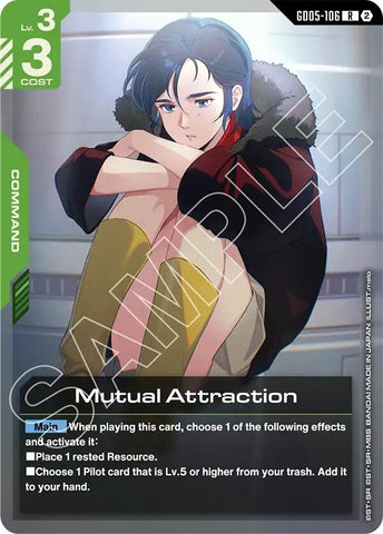 Image for Mutual Attraction (GD05-106) (Freedom Ascension) (GD05) - Gundam Card Game