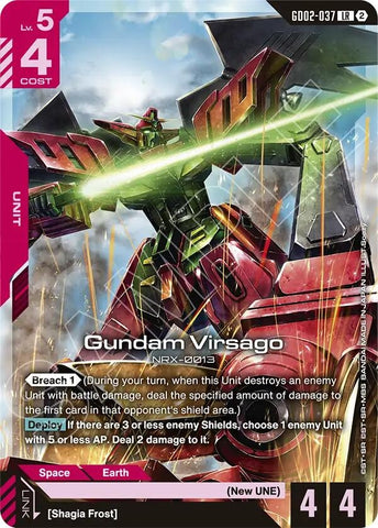 Image for Gundam Virsago (GD02-037) (Deck Build Box Freedom Ascension) (SC01) - Gundam Card Game