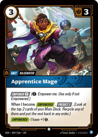 Image for Apprentice Mage (047/166) (Vendetta) (VEN) - Riftbound: League of Legends Trading Card Game