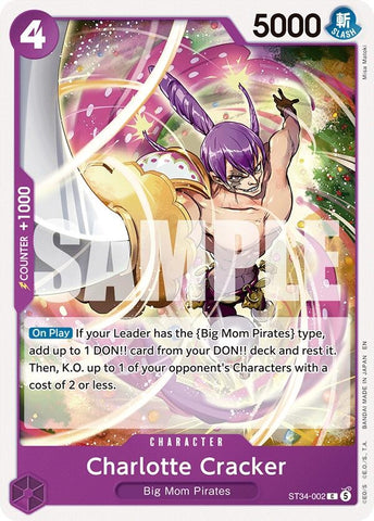 Charlotte Cracker [Starter Deck: PURPLE Charlotte Katakuri]