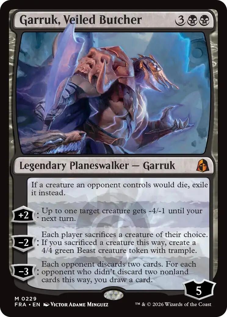 Image for Garruk, Veiled Butcher (229) (Reality Fracture) (FRA) - Magic: The Gathering
