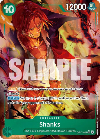 Shanks (022) (Alternate Art) (OP17-022) (The World's Strongest Warriors) (OP17)
