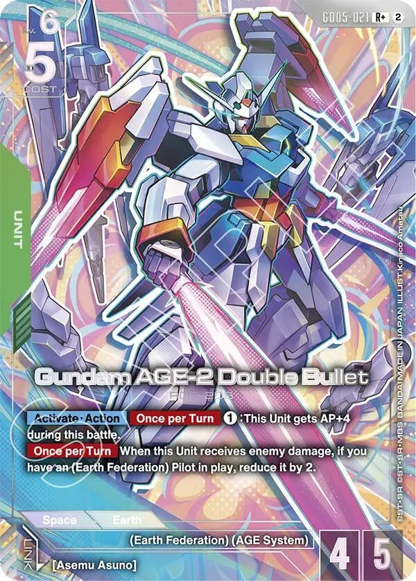 Gundam AGE-2 Double Bullet (R+) (GD05-021) (Freedom Ascension)