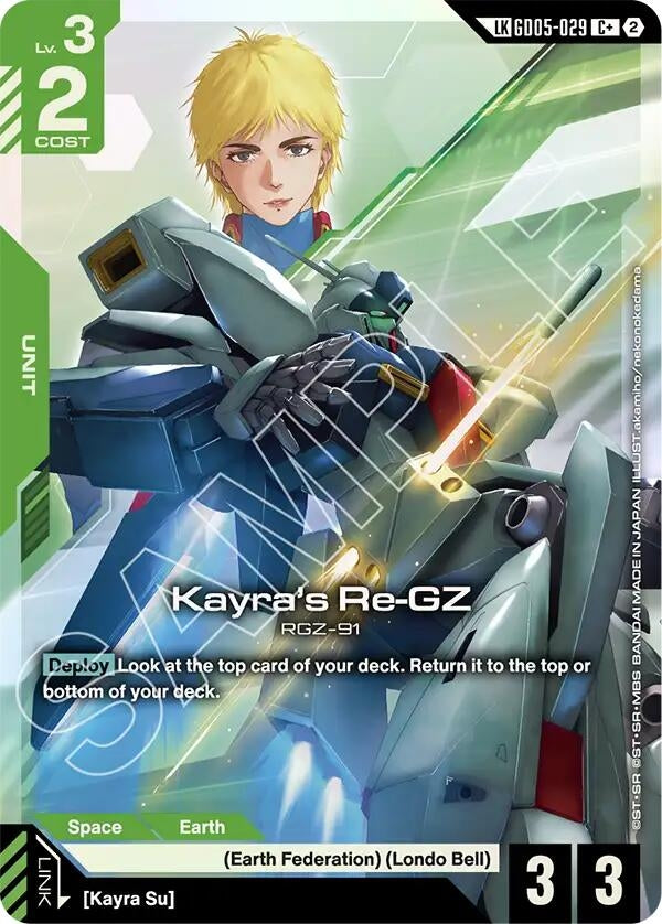Kayra's Re-GZ (C+) (Link Rare) (GD05-029) (Freedom Ascension)