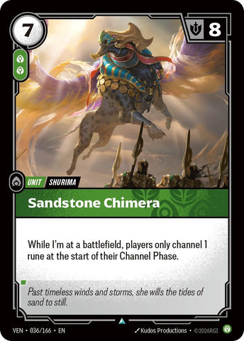 Image for Sandstone Chimera (036/166) (Vendetta) (VEN) - Riftbound: League of Legends Trading Card Game