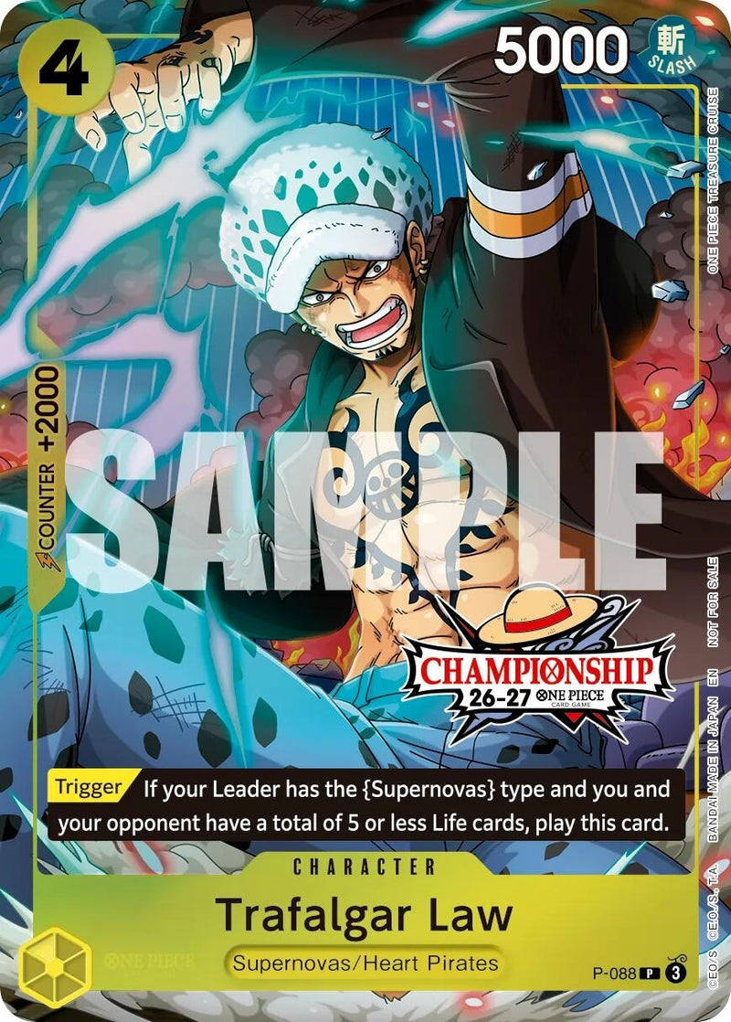 Image for Trafalgar Law (CS 26-27 Event Pack Finalist Ver.) (P-088) (One Piece Promotion Cards) (OP-PR) - One Piece Card Game