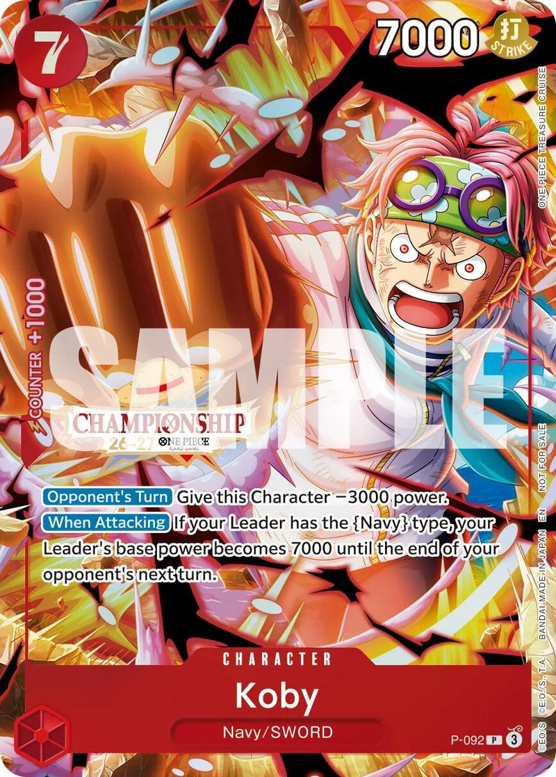 Image for Koby (CS 26-27 Event Pack) (P-092) (One Piece Promotion Cards) (OP-PR) - One Piece Card Game