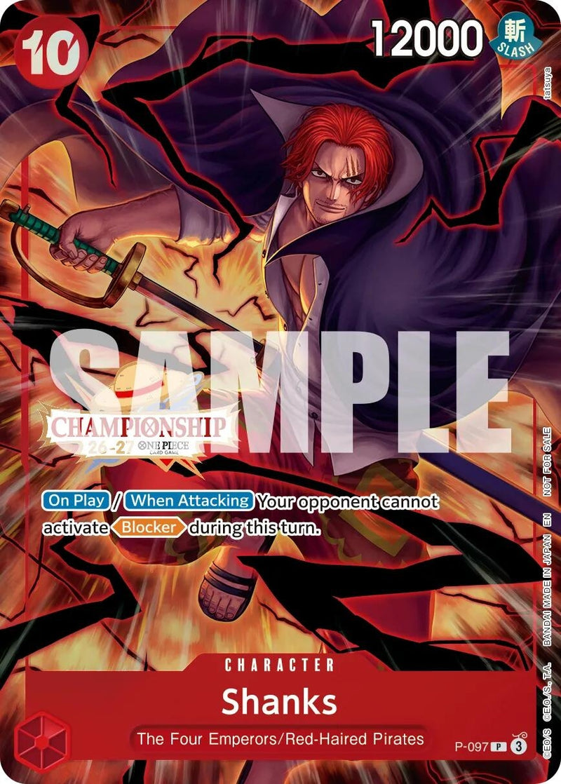 Image for Shanks (CS 26-27 Event Pack) (P-097) (One Piece Promotion Cards) (OP-PR) - One Piece Card Game