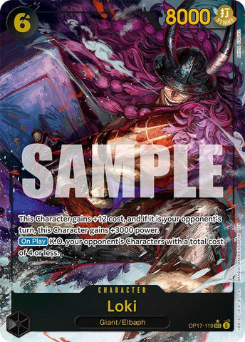 Loki (Alternate Art) (OP17-119) (The World's Strongest Warriors) (OP17)