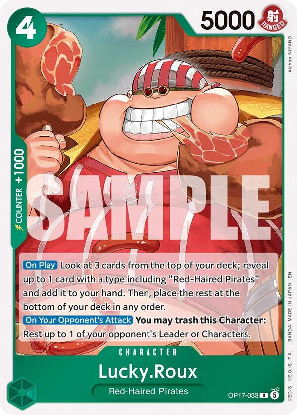 Lucky.Roux (OP17-033) (The World's Strongest Warriors) (OP17)