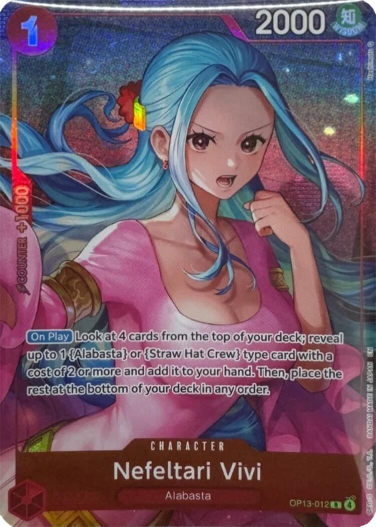 Image for Nefeltari Vivi (Heroines Special Set) (OP13-012) (One Piece Promotion Cards) (OP-PR) - One Piece Card Game