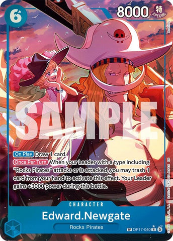 Edward.Newgate (040) (TR) (OP17-040) (The World's Strongest Warriors) (OP17)