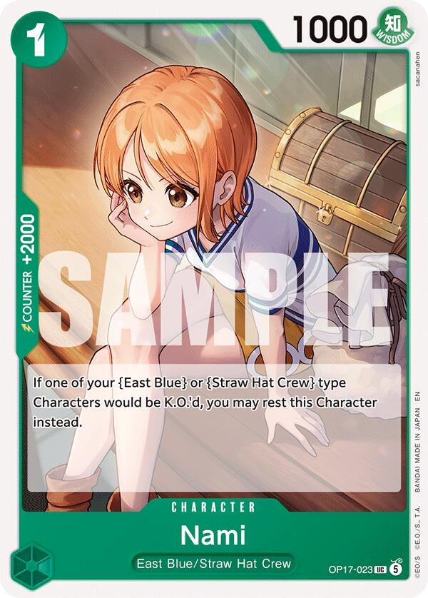 Nami (023) (OP17-023) (The World's Strongest Warriors) (OP17)