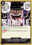 I'll Feed on This Rage and Use It to Bring the World to Ruin!!! (OP17-097) (The World's Strongest Warriors) (OP17)