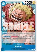 Image for Barbell (OP17-053) (The World's Strongest Warriors Release Event Cards) (OP17 RE) - One Piece Card Game