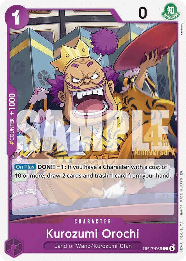 Image for Kurozumi Orochi (OP17-066) (The World's Strongest Warriors Release Event Cards) (OP17 RE) - One Piece Card Game