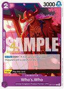 Image for Who's.Who (OP17-071) (The World's Strongest Warriors Release Event Cards) (OP17 RE) - One Piece Card Game