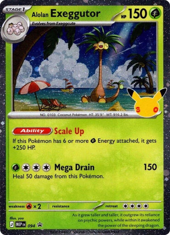 Alolan Exeggutor - 094 (30th Celebration) (094) (ME: Mega Evolution Promo)