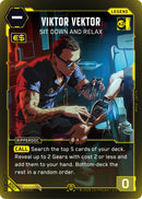 Image for Viktor Vektor - Sit Down and Relax (B001) (The Heist - Beta Starter Deck) - Cyberpunk TCG