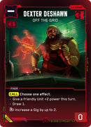 Image for Dexter DeShawn - Off the Grid (Rare) (B002) (Welcome to Night City - Beta) - Cyberpunk TCG