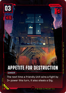 Image for Appetite for Destruction (B028) (Welcome to Night City - Beta) - Cyberpunk TCG
