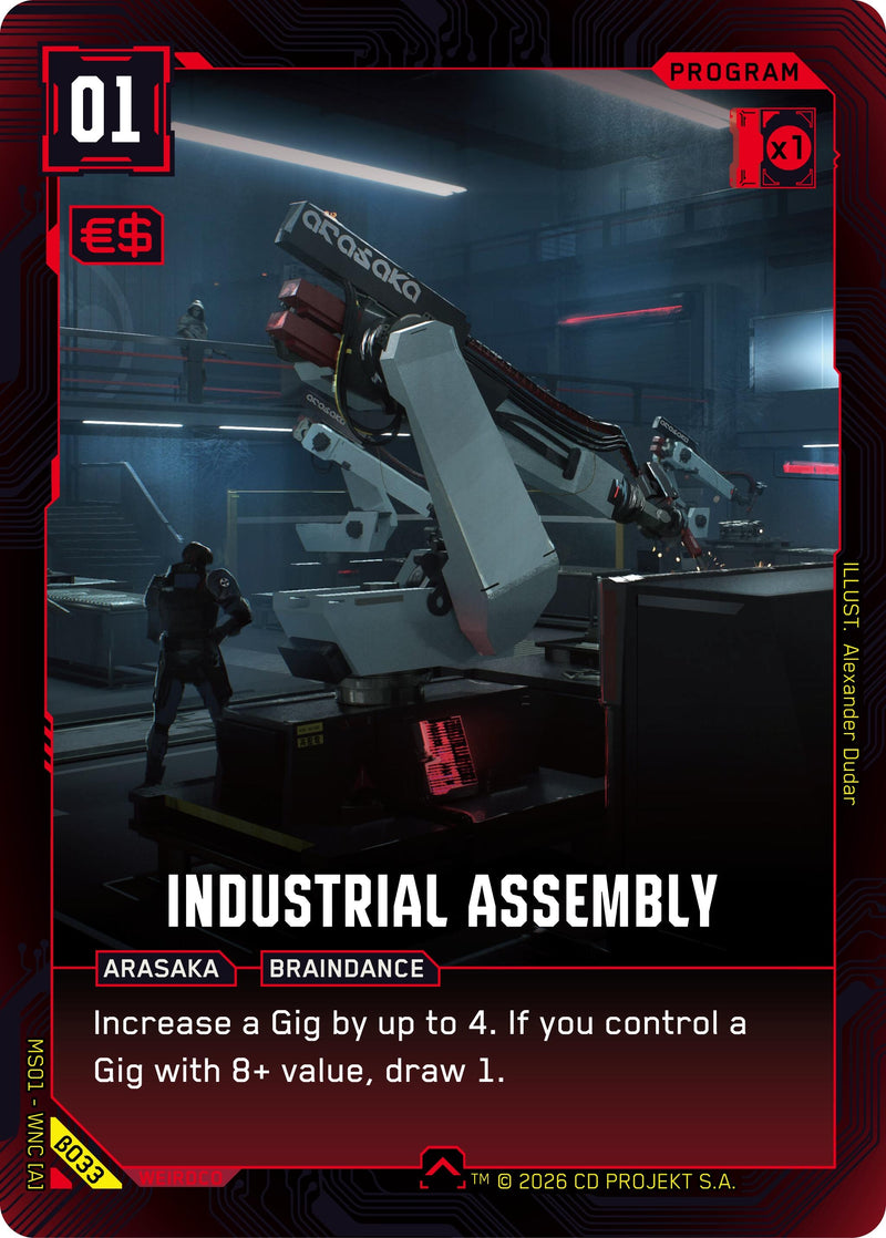 Image for Industrial Assembly (B033) (Welcome to Night City - Beta) - Cyberpunk TCG