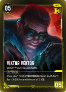 Image for Viktor Vektor - Drop Your Illusions (B057) (Welcome to Night City - Beta) - Cyberpunk TCG
