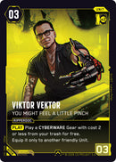 Image for Viktor Vektor - You Might Feel a Little Pinch (B058) (Welcome to Night City - Beta) - Cyberpunk TCG