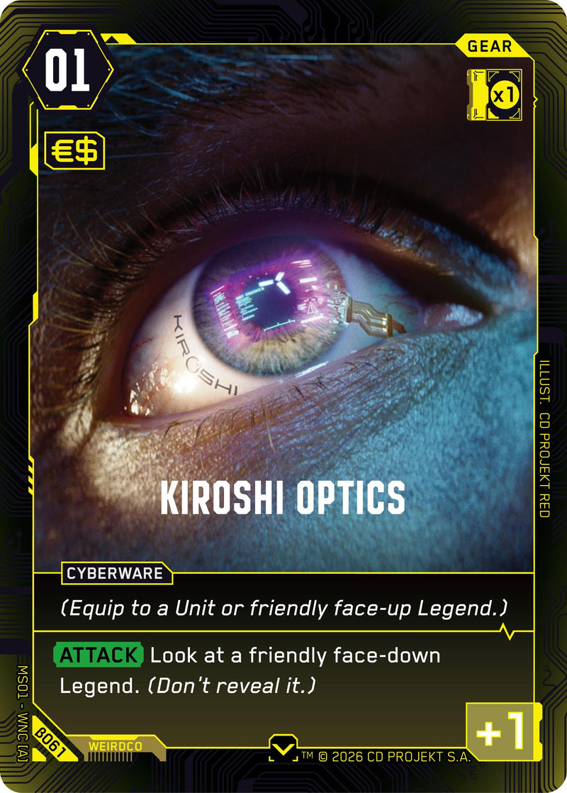 Image for Kiroshi Optics (B061) (Welcome to Night City - Beta) - Cyberpunk TCG