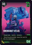 Image for Emergency Atlus (B077) (Welcome to Night City - Beta) - Cyberpunk TCG