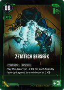 Image for Zetatech Berserk (B096) (Welcome to Night City - Beta) - Cyberpunk TCG