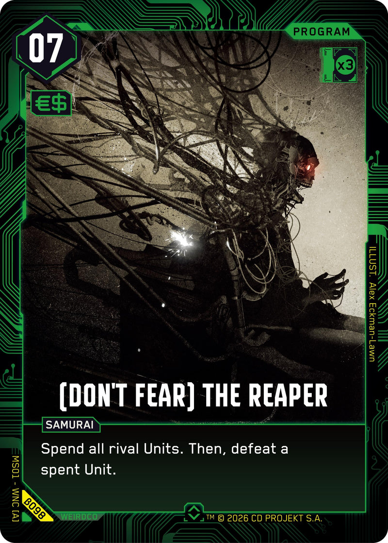 Image for (Don't Fear) The Reaper (B098) (Welcome to Night City - Beta) - Cyberpunk TCG