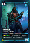 Image for Placide - Voodoo Sentinel (B123) (Welcome to Night City - Beta) - Cyberpunk TCG
