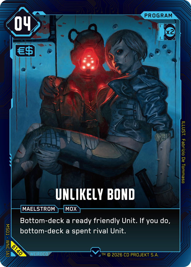 Image for Unlikely Bond (B140) (Welcome to Night City - Beta) - Cyberpunk TCG