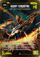 Image for Kerry Eurodyne - Axe, Attitude, Audience (ILegend) (B146) (Welcome to Night City - Beta) - Cyberpunk TCG