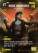 Image for Rogue Amendiares - Preem Solo (ILegend) (B149) (Welcome to Night City - Beta) - Cyberpunk TCG