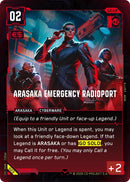 Image for Arasaka Emergency Radioport (023) (Welcome to Night City - Retail) - Cyberpunk TCG